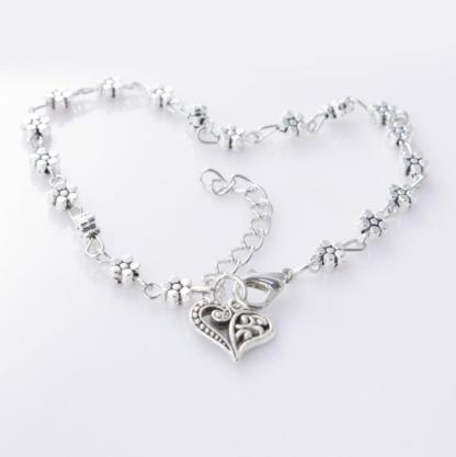 Pulsera de tobillo de flores para mujer regalo de verano-Jessemade ES