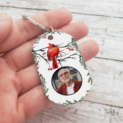 Llavero conmemorativo a un ser querido personalizado con foto, nombre y años-Jessemade ES