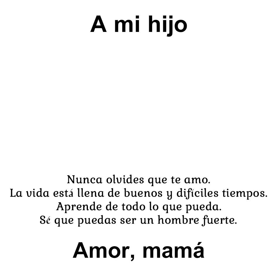 Una tarjeta-A mi hijo de mamá-Jessemade ES