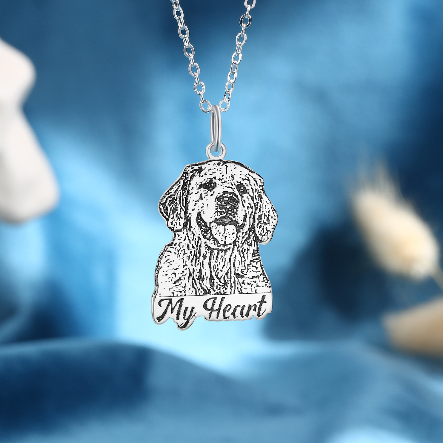 Collar de mascota con 1 foto personalizada-Jessemade ES