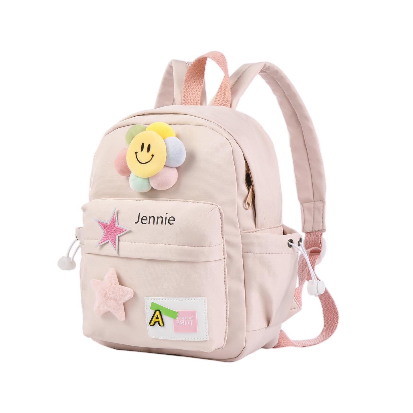 Mochilas escolares para niños con sol y estrellas - con nombre personalizado impreso