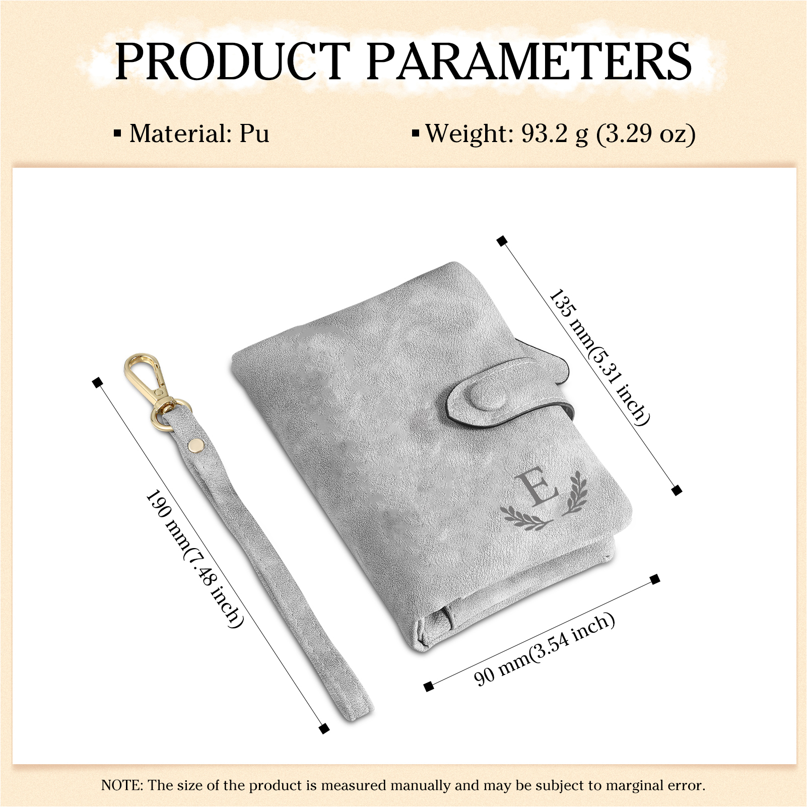 Cartera, billetera con 3-8 nombres, 1 letra y 1 texto personalizados árbol de la vida monedero clásico para mujer-Jessemade ES