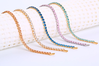 Pulsera de perlas coloridas para mujer pulsera de verano