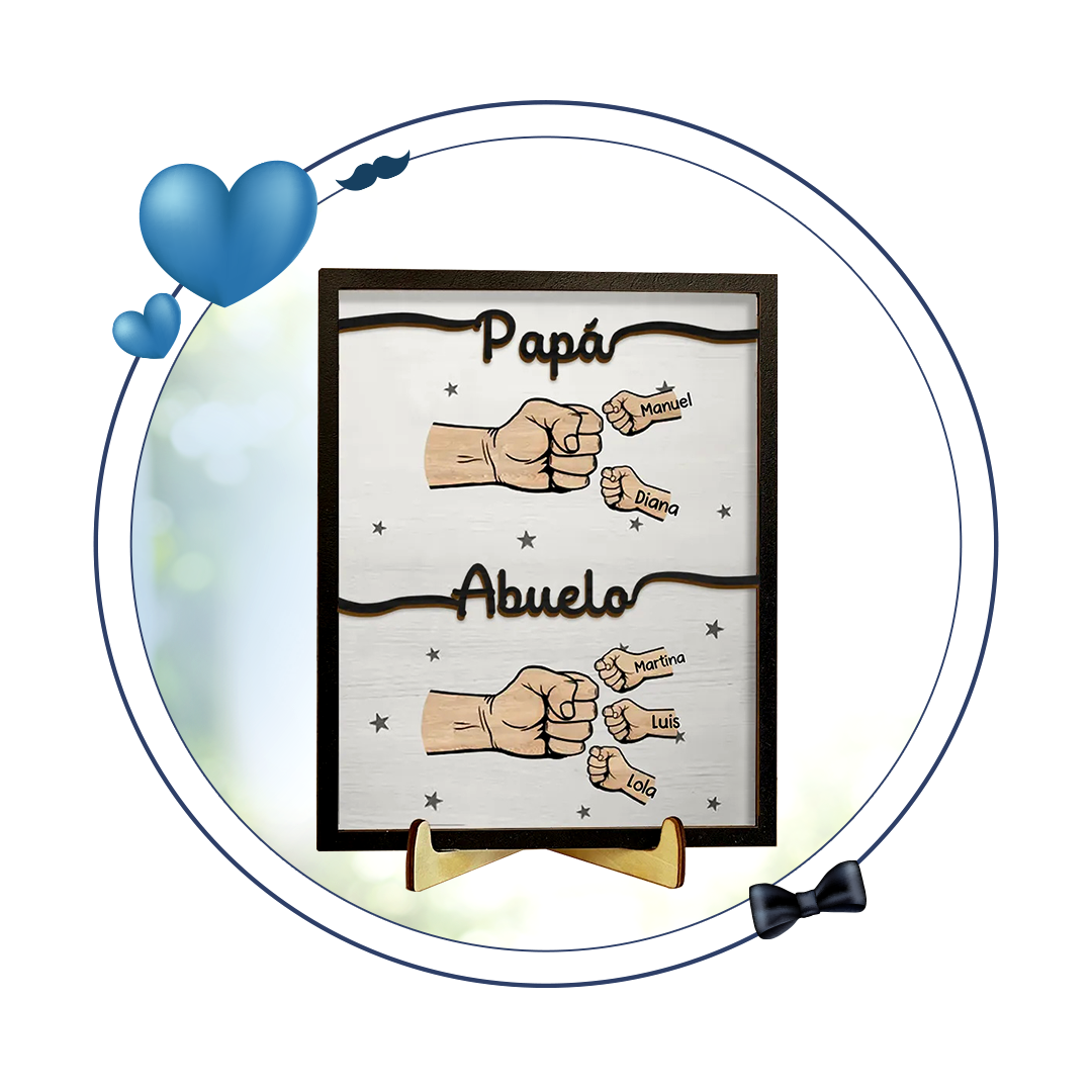 decoración personalizada el Día del Padre