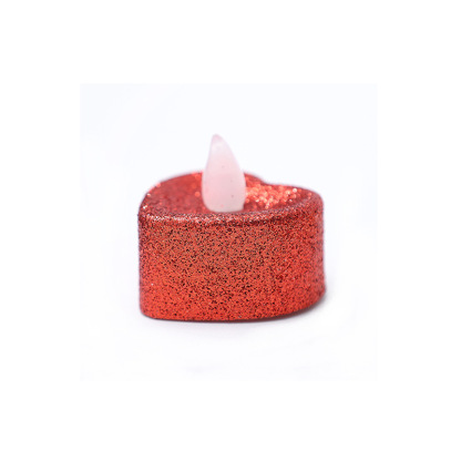 San Valentín-1 pieza de candela electrónica de corazón-Jessemade ES