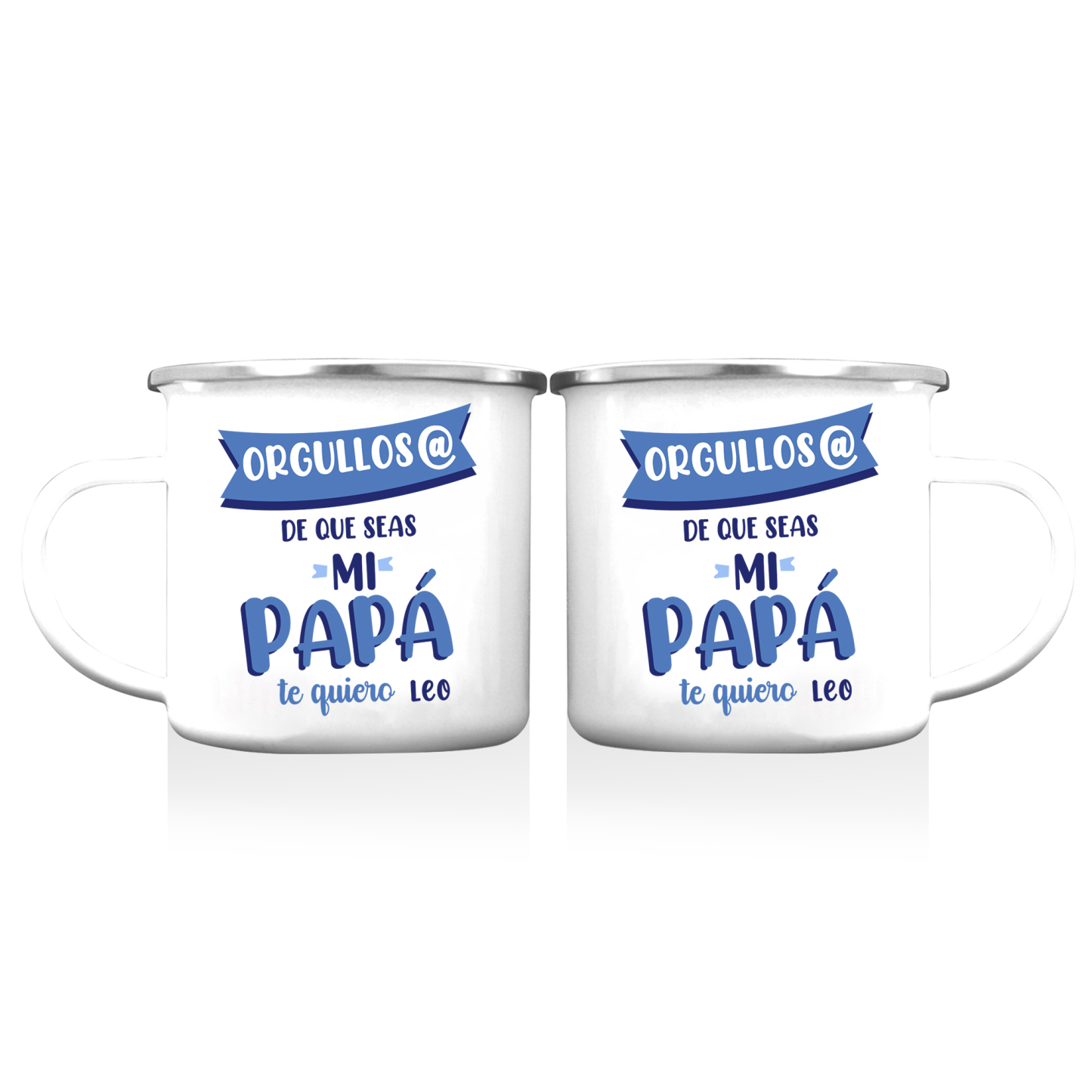 Taza para papá con 1 nombre personalizado-Jessemade ES