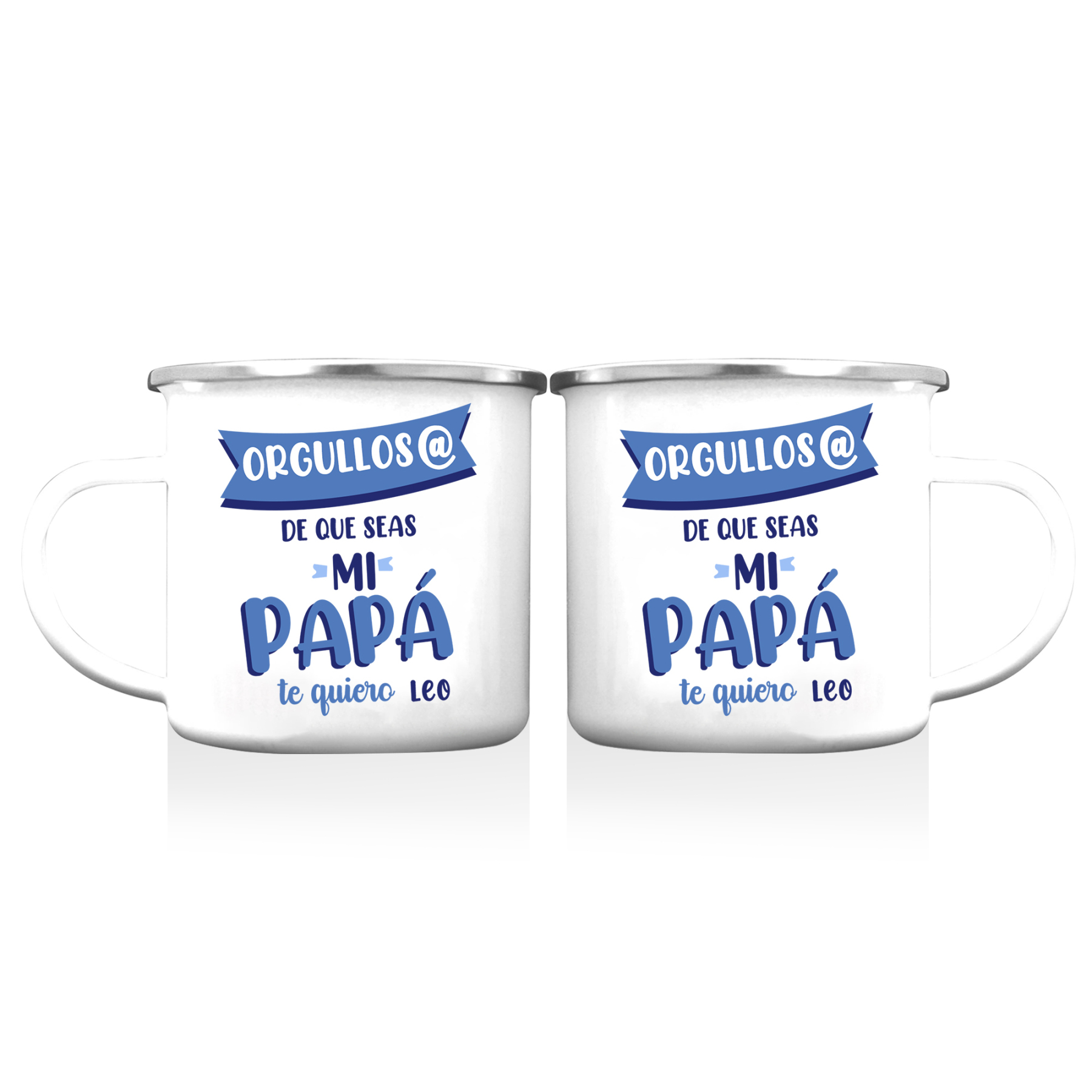 Taza para papá con 1 nombre personalizado-Jessemade ES