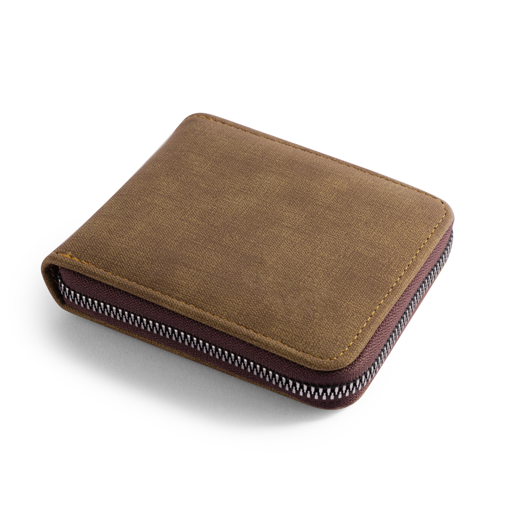 Cartera, billetera con 1 foto y 1 texto personalizados, monedero clásico para hombre