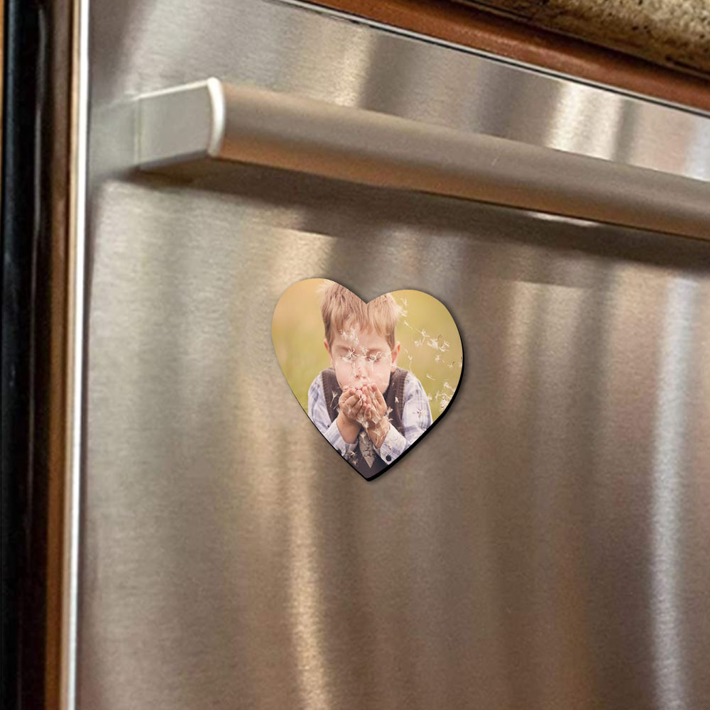 Imán de nevera con 1 foto personalizada Accesorios de cocina