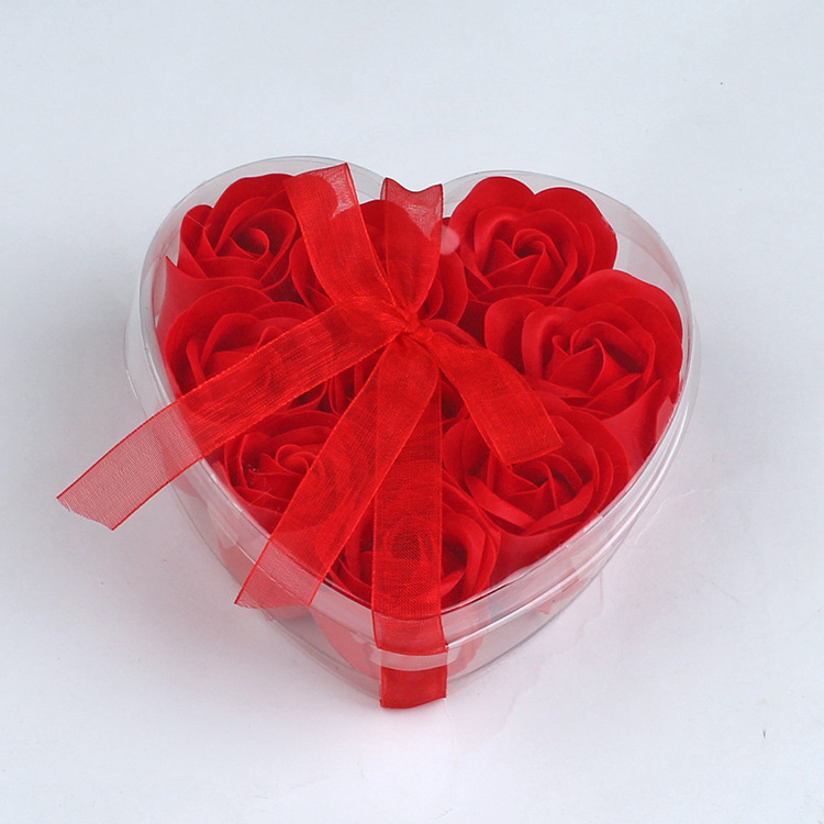 Caja de flores de jabón decoración amorosa y funcional-Jessemade ES