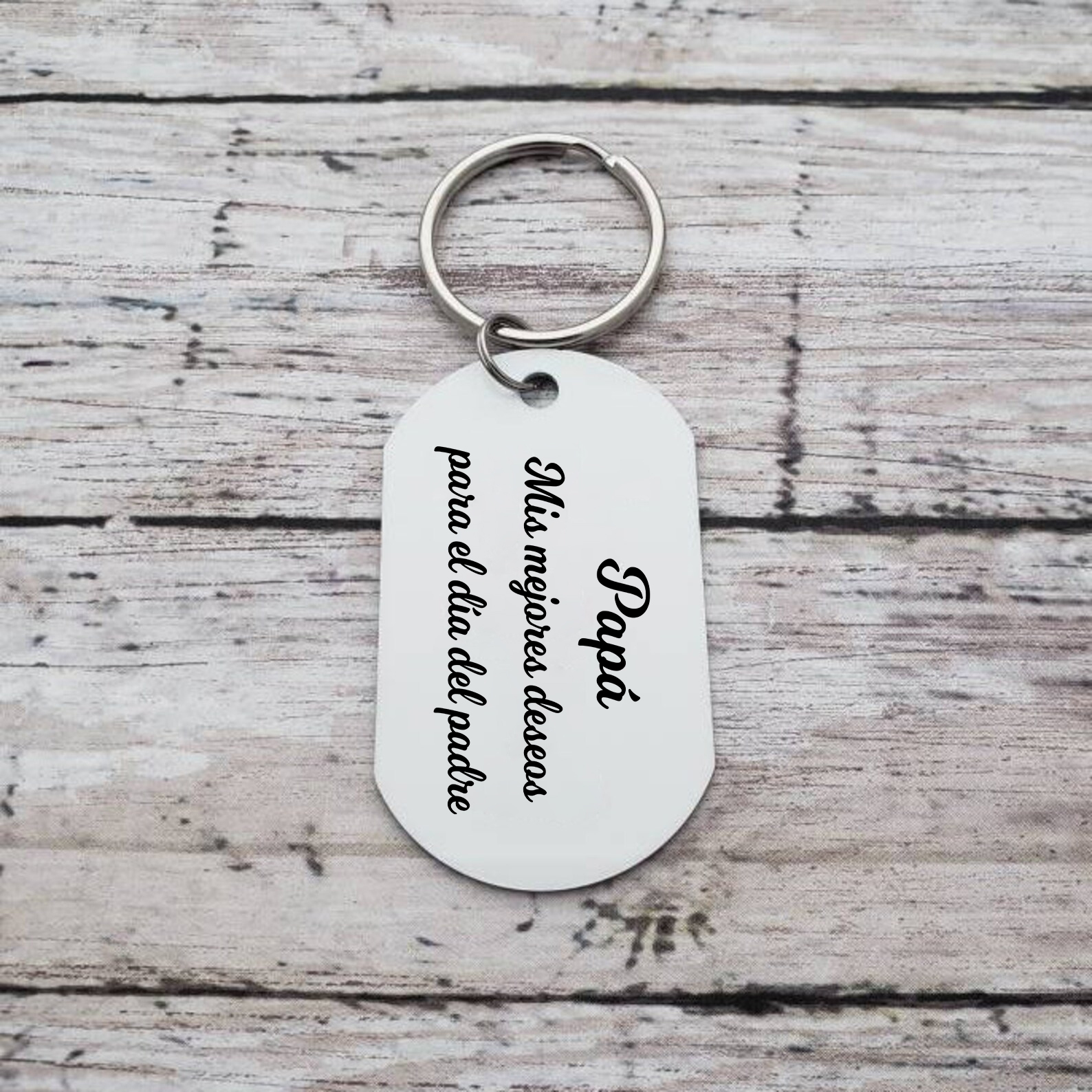 A mi papá-Llavero 1-7 Nombres Personalizados Puño con Puño-Jessemade ES