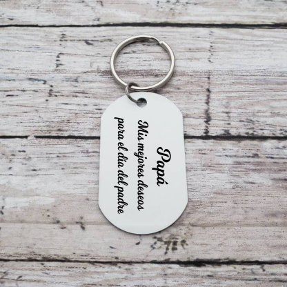 A mi papá-Llavero 1-7 Nombres Personalizados Puño con Puño-Jessemade ES