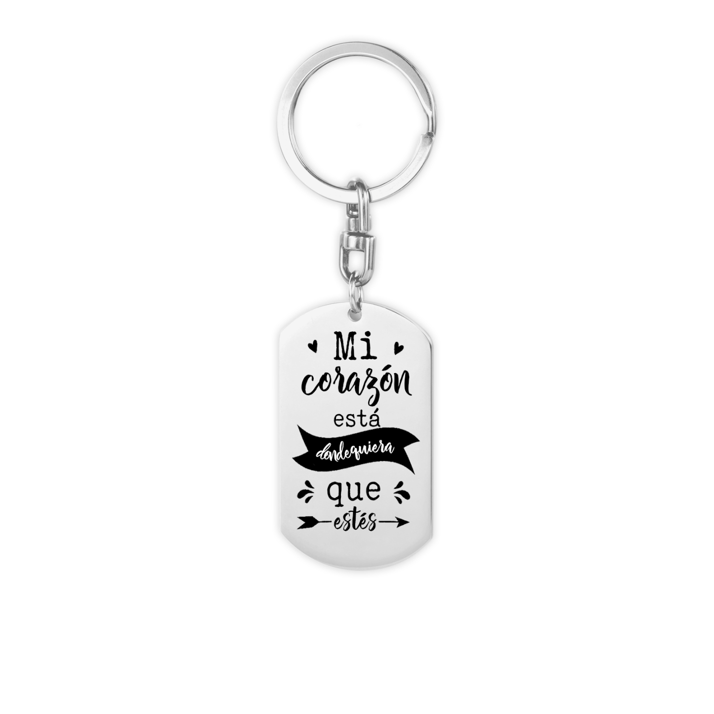 Llavero para pareja personalizado con 1 foto -Jessemade ES
