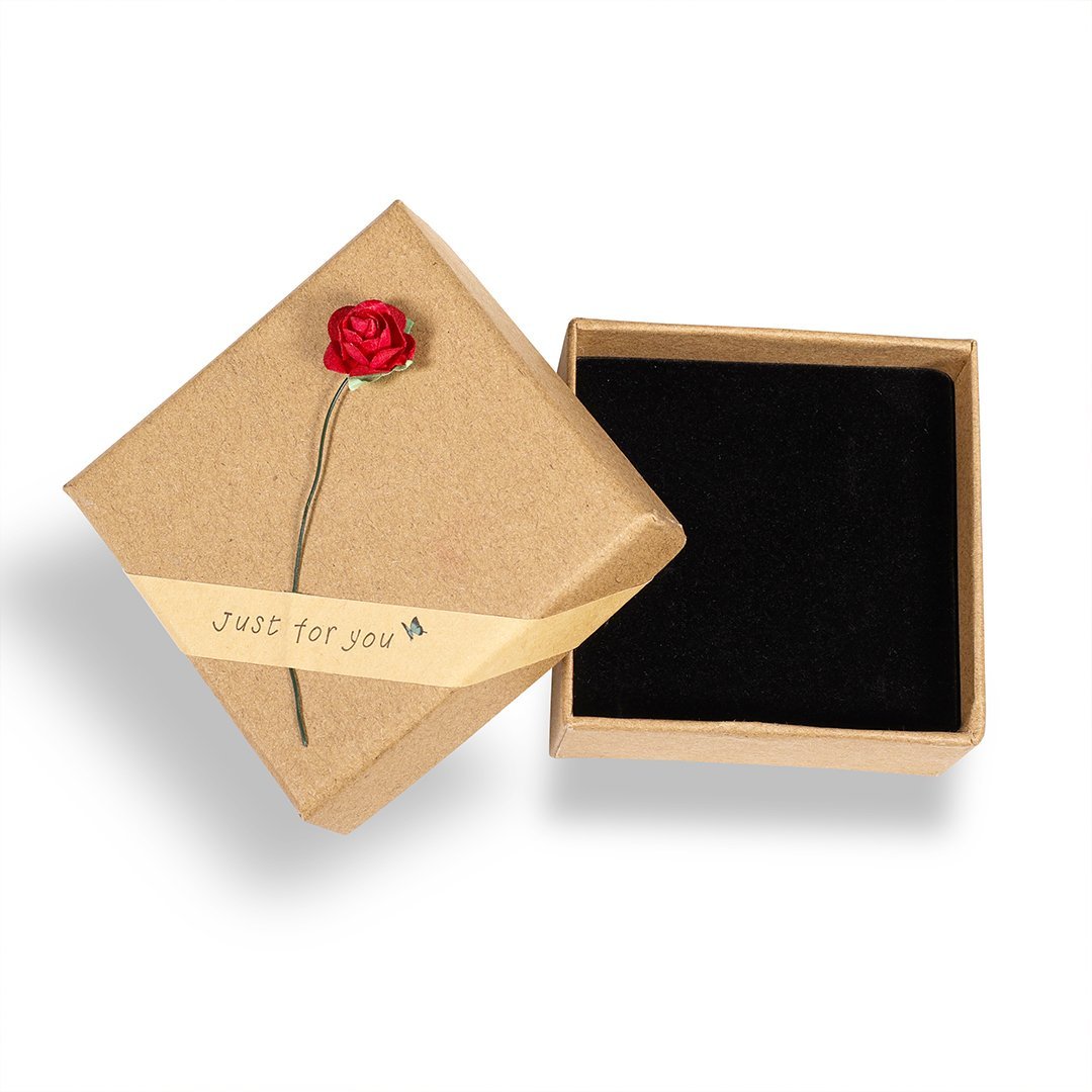 Cajas de regalo con rosa Caja de joya
