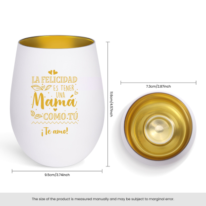 Portavelas de cristal personalizado con foto, regalo para mamá