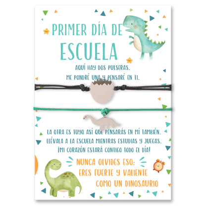 [Copy]Unidad de 2 pulseras de tyannosaurus rex - Regalos de regreso a la escuela