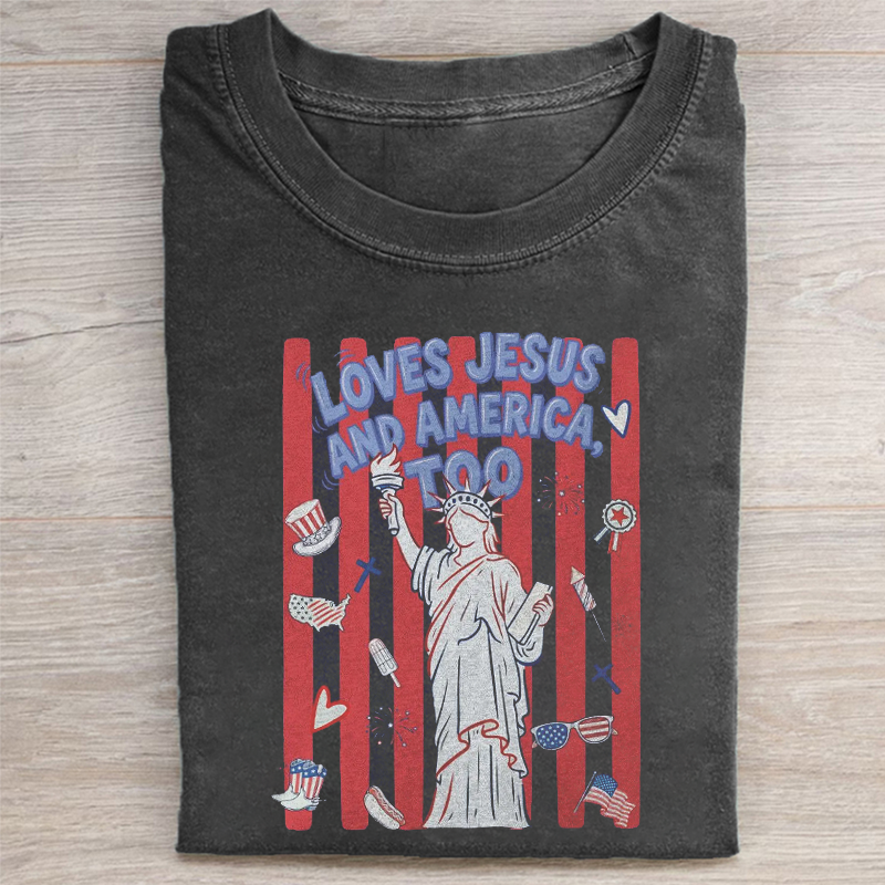 Retro 4th of July T-shirt