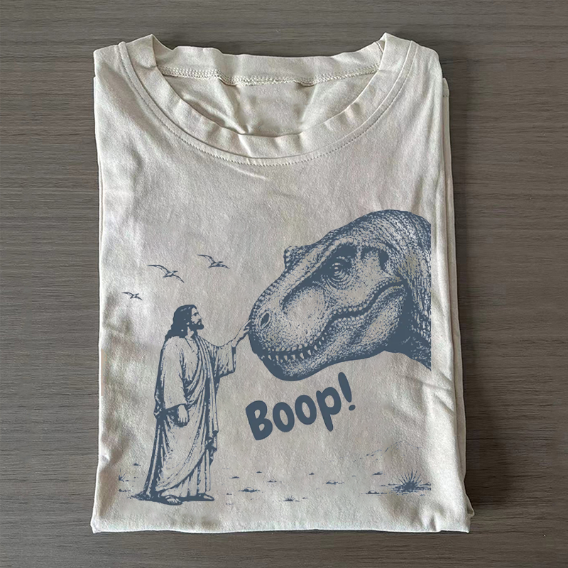 Funny Jesus Dinosaur T-shirt