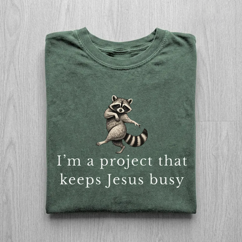 Funny Christian Raccoon T-shirt