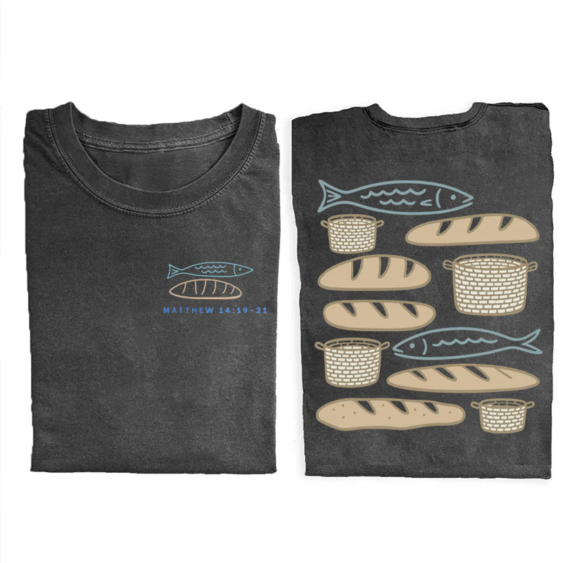 Loaves and Fish Christian T-shirt