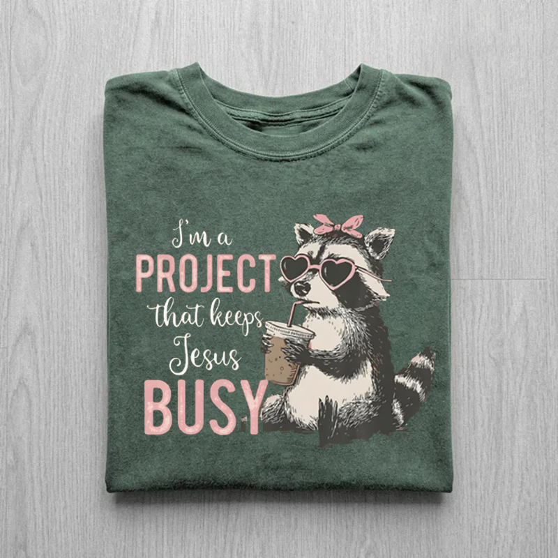 Funny Christian Raccoon T-shirt