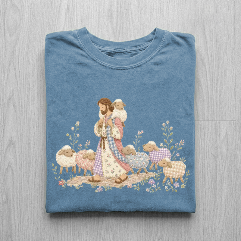 Patchwork Jesus T-shirt