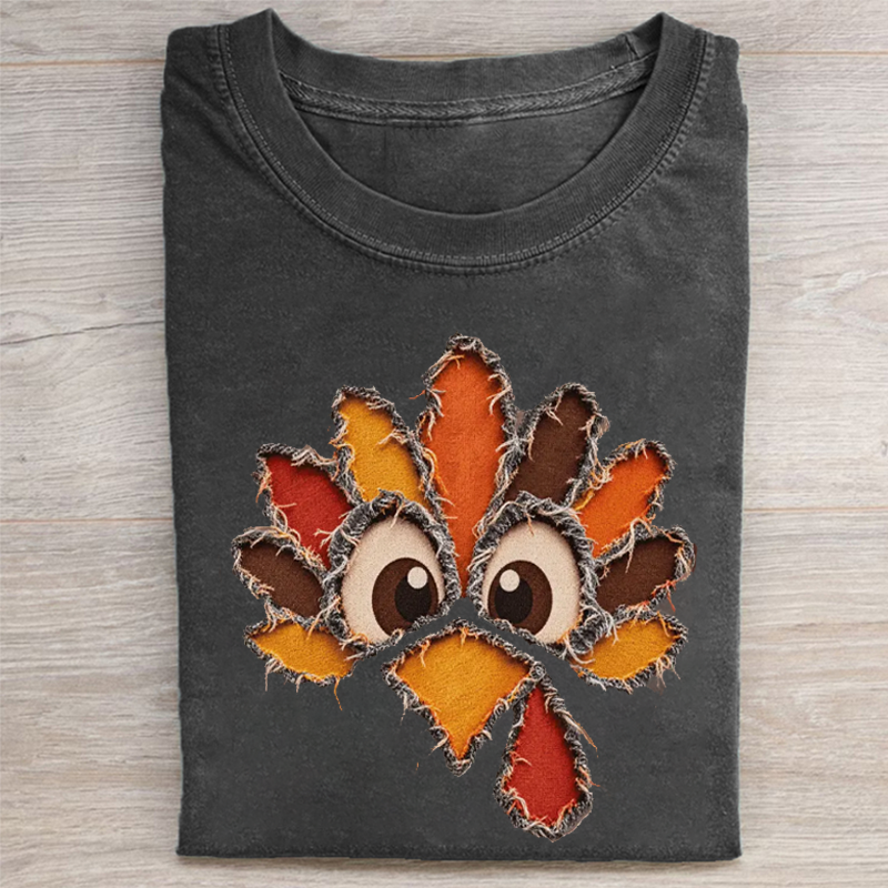 Faux Ripped Turkey T-shirt