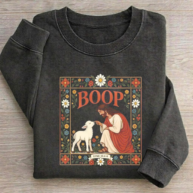 Jesus Lamb Boop  Sweatshirt