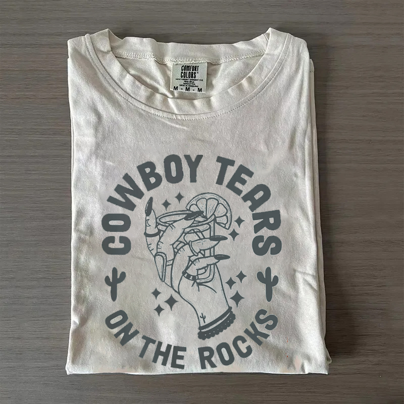 Comfort Colors Oversized Graphic Cowboys T-shirt