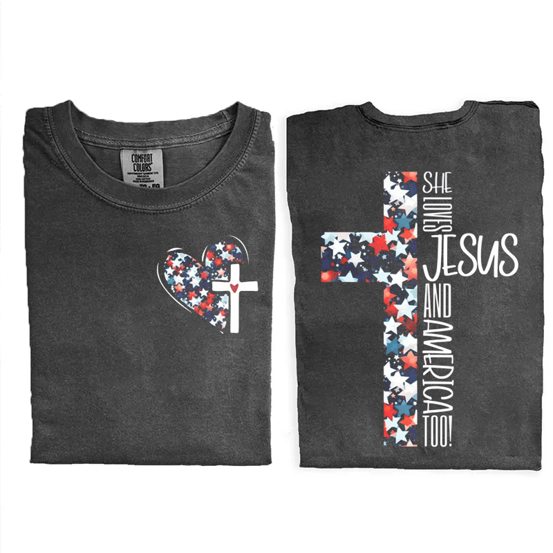 Loves Jesus And America T-shirt