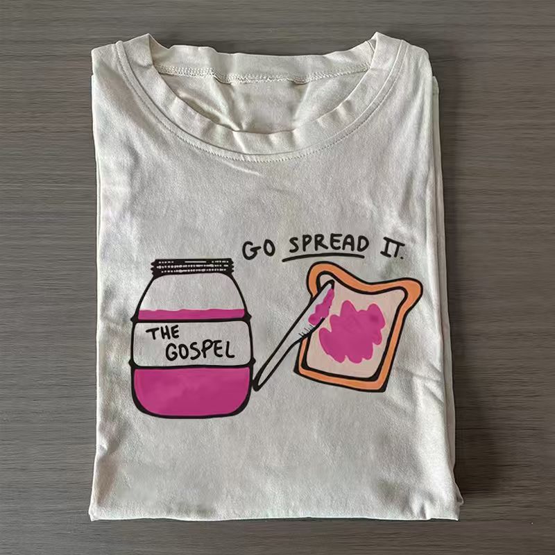 Go Spread It Christian Washed T-shirt