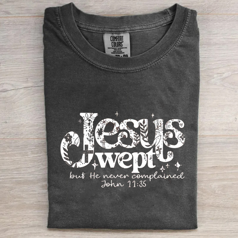 Jesus Wept Christian T-shirt