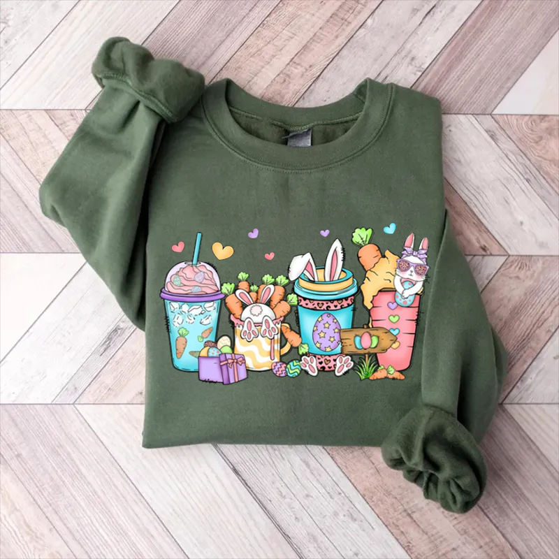Easter Coffee Latte Sweatshirt