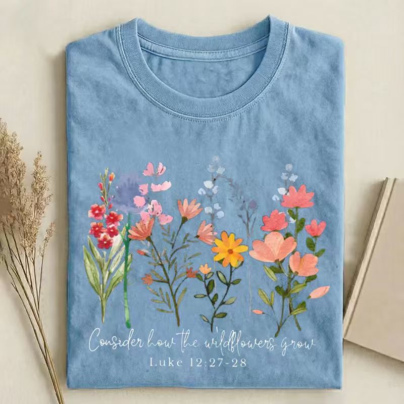 Wildflower Bible Verse T-shirt