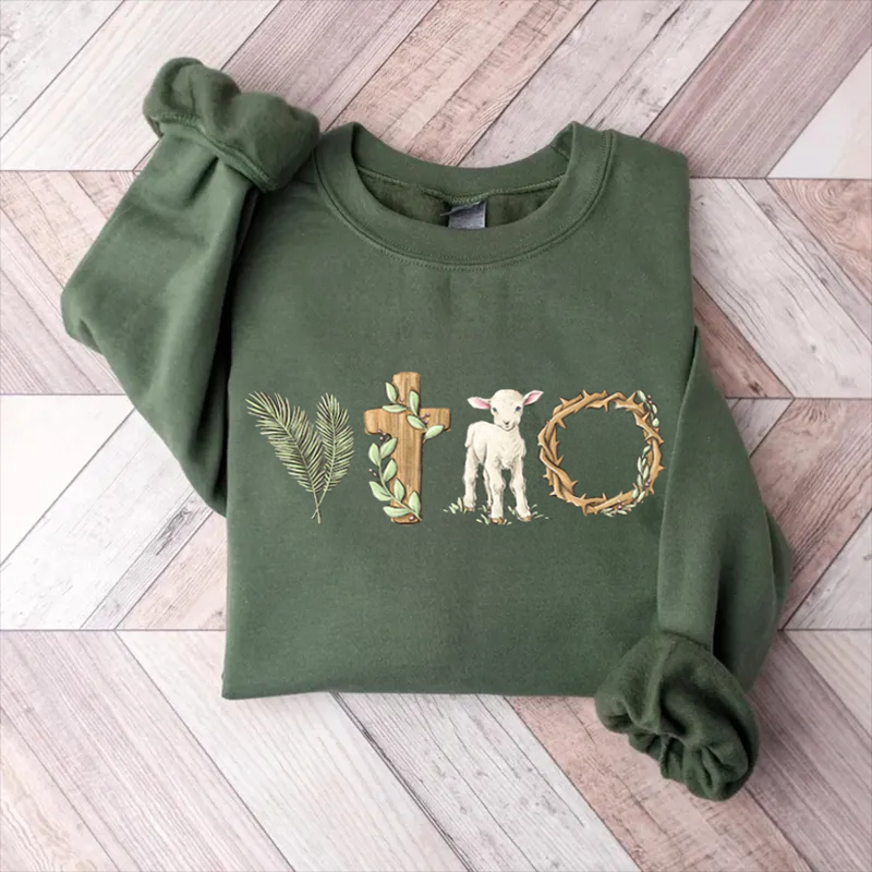 Easter He Is Risen Sweatshirt