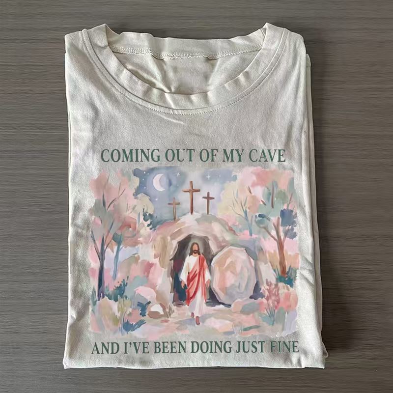 Comfort Colors Jesus Coming Out Of My Cave T-shirt