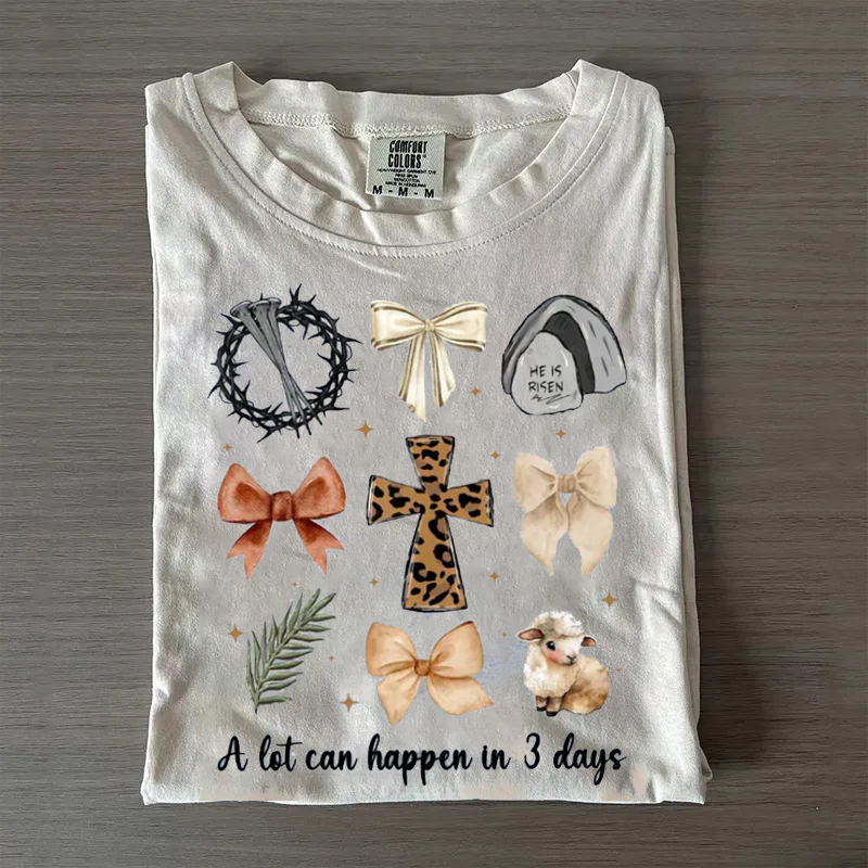 A lot can Happen in 3 Days T-shirt