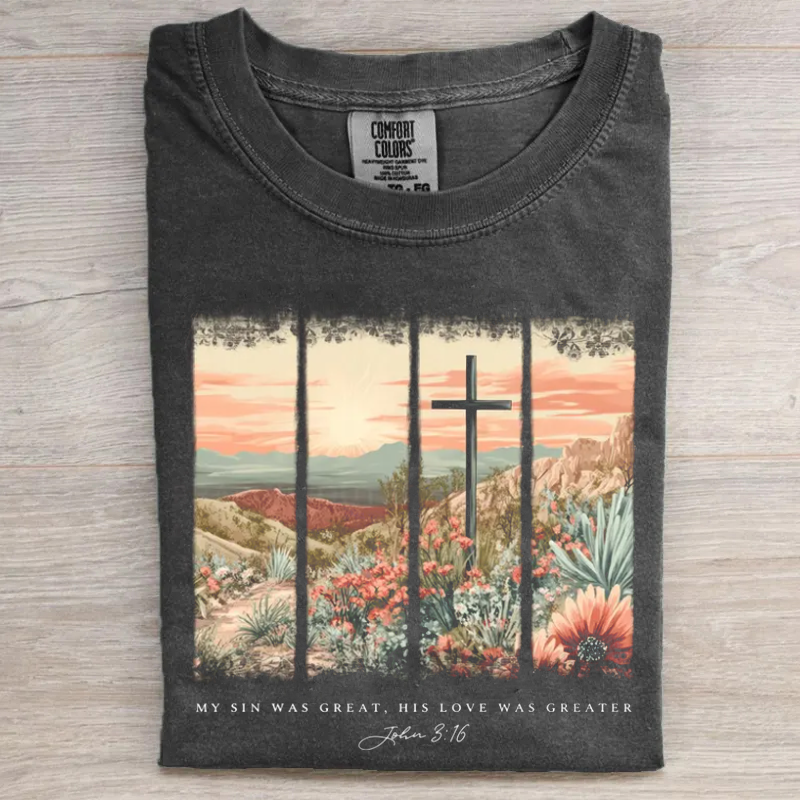Christian Easter Cross T-shirt