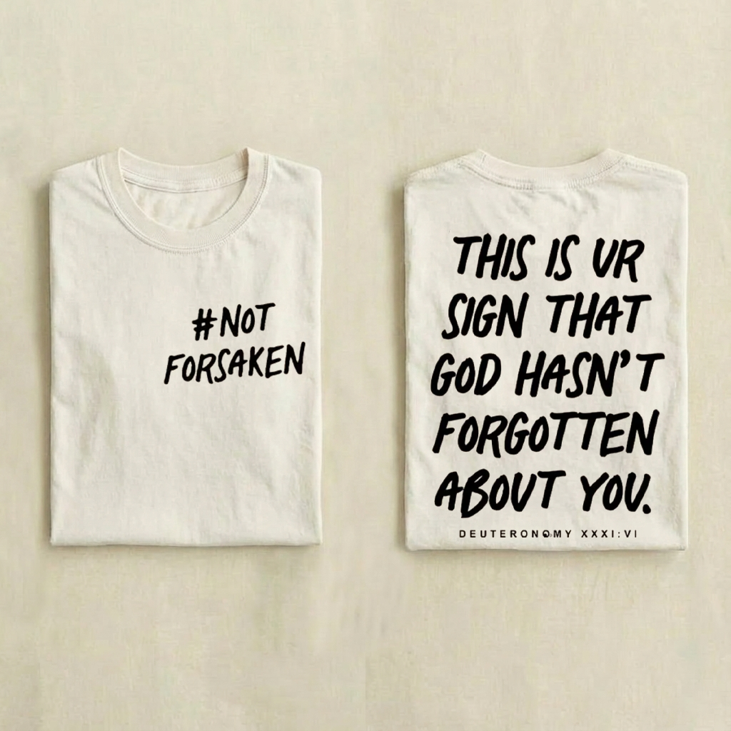 Not Forsaken Christian T-shirt