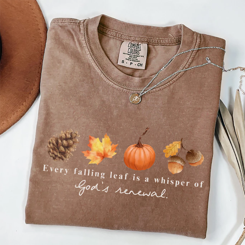 Comfort Colors Fall Christian T-shirt