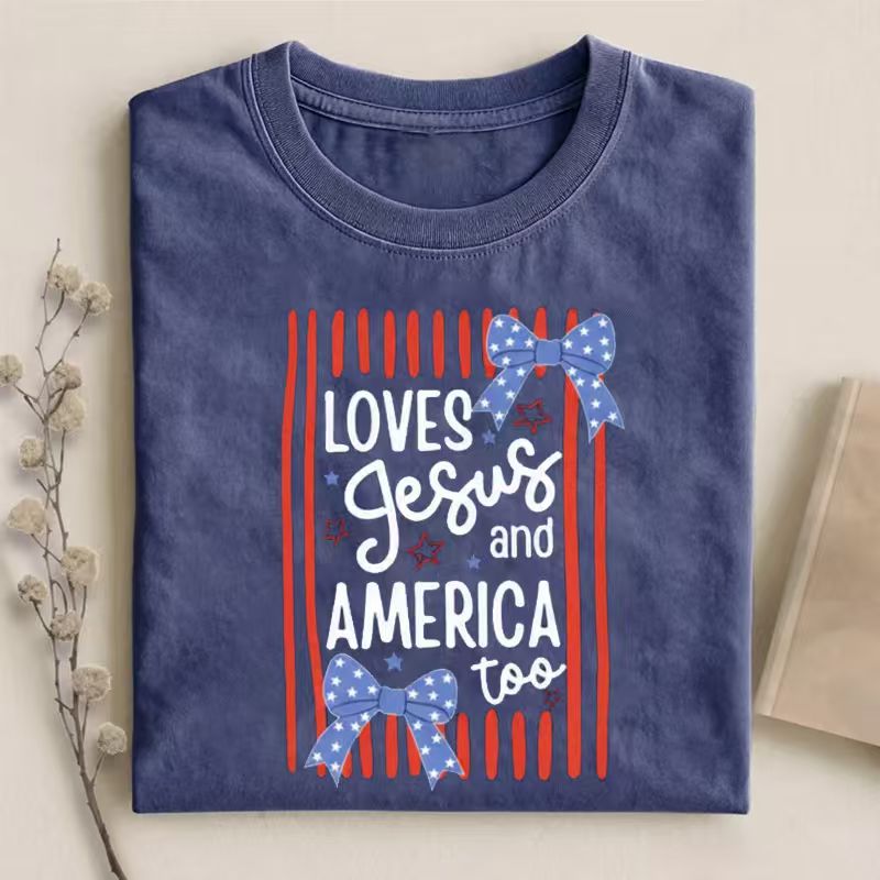 Loves Jesus and America Too T-shirt