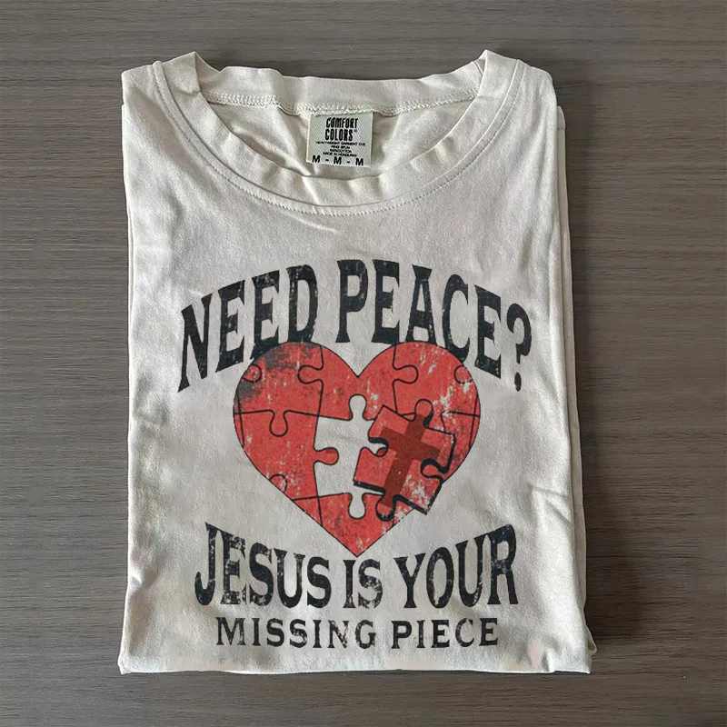 Jesus Is Your Missing Piece Christian T-shirt