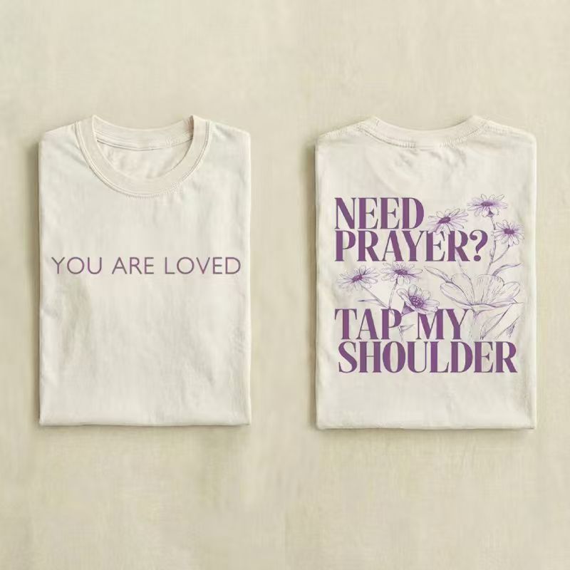 Need Prayer Tap My Shoulder T-shirt