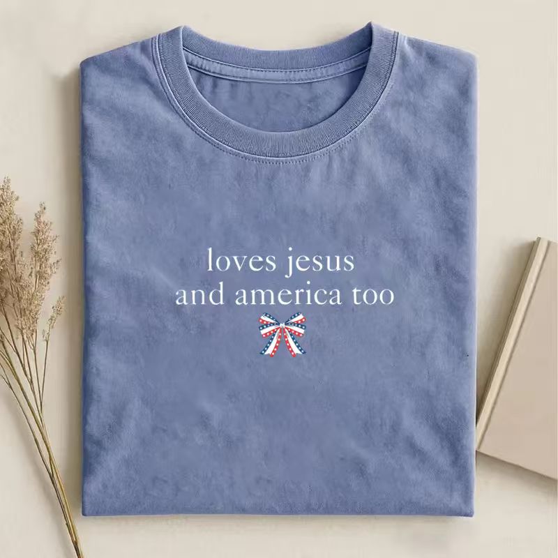 Loves Jesus And America Too T-shirt