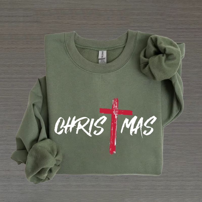 Vintage Christian Christmas Sweatshirt