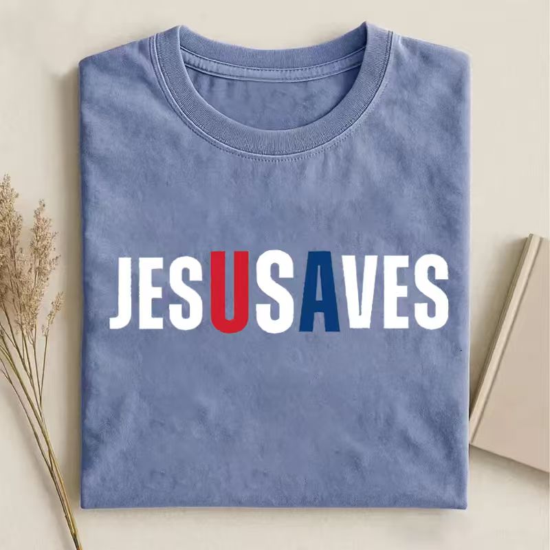 Jesus Saves USA T-shirt