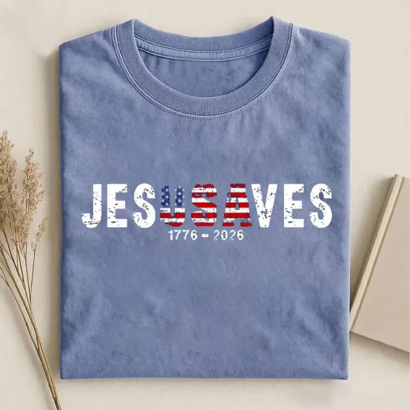 Jesus Saves Patriotic T-shirt