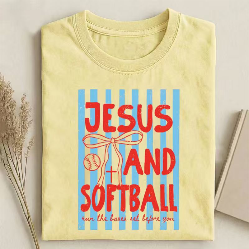Christian Softball Mom T-shirt