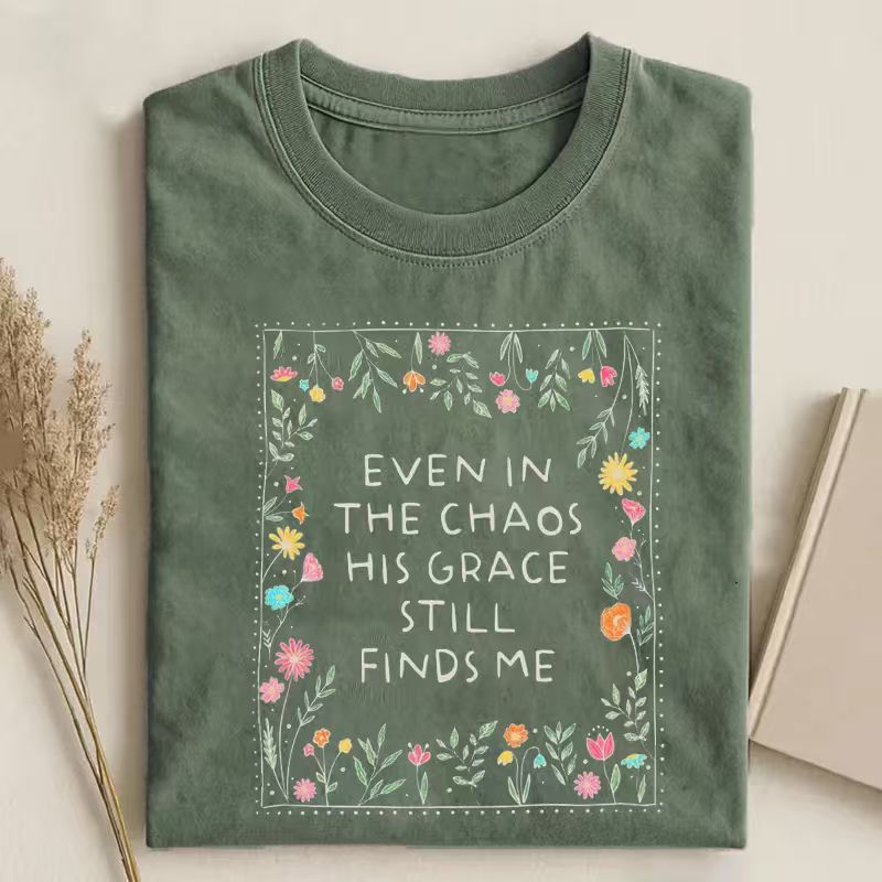 Floral Cross T-shirt