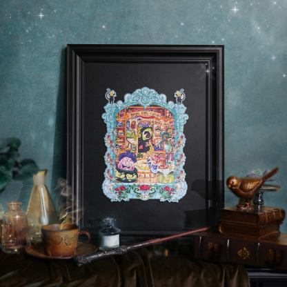 Rowood Magic Kitty's Home Wooden Jigsaw Puzzle TA009